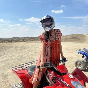 free people embroidered multicolor maxi top